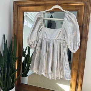 Selkie Funfetti Mini Puff Dress